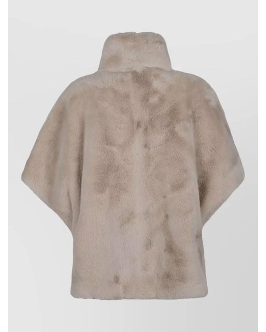 Pinko Natural Faux Fur Coat