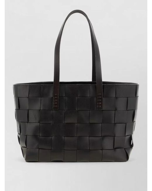 Dragon Diffusion Black Japan Tote Leather Tote Bag