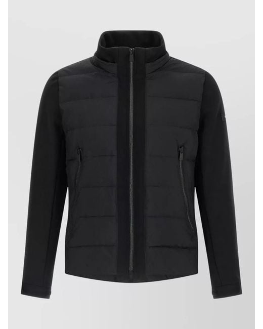 Tatras Black Pena High Collar Quilted Down Jacket for men