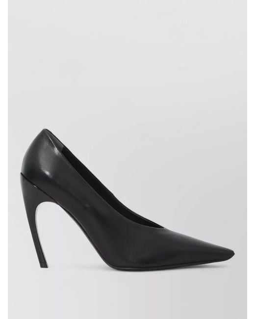 Roger Vivier Black Choc Pointed Pumps Trompette Heel Nappa