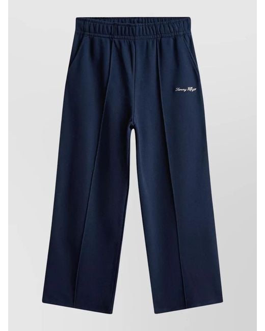 Tommy Hilfiger Blue Wide-Leg Trousers