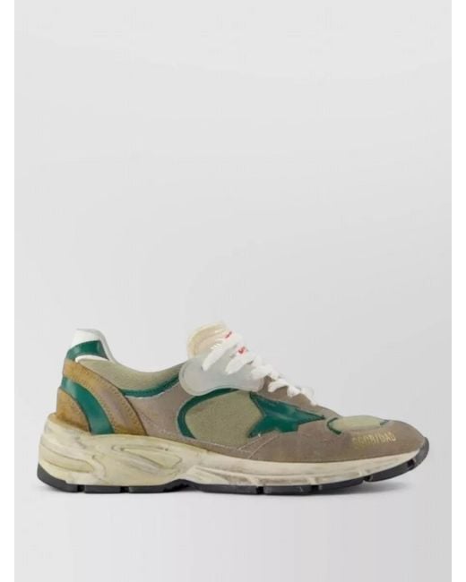 Golden Goose Deluxe Brand Multicolor Running Dad Sneakers Nylon Leather Star for men