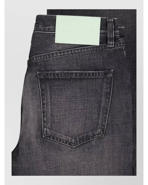 Haikure Gray Straight-Leg Jeans