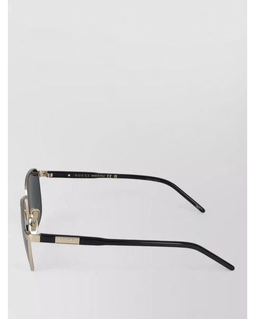 Gucci Gray Sunglasses Gg1799S 001 Metal Frame for men