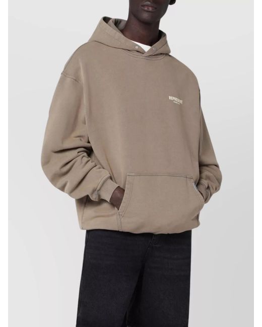 Represent Natural Oversized Hoodie for men