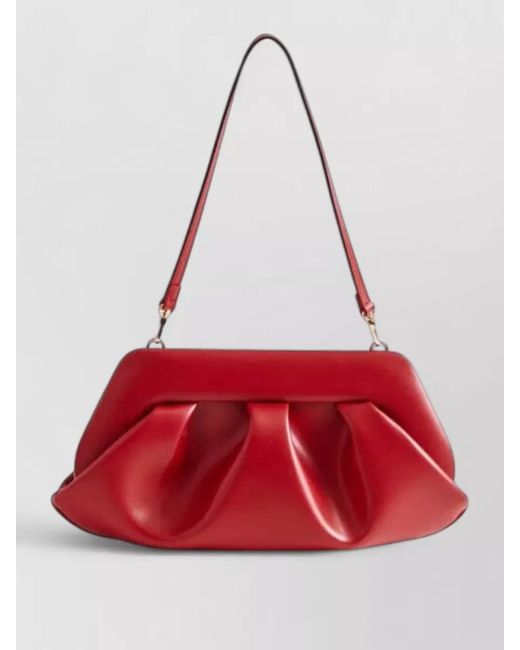THEMOIRÈ Red Bios Baguette Shoulder Bag