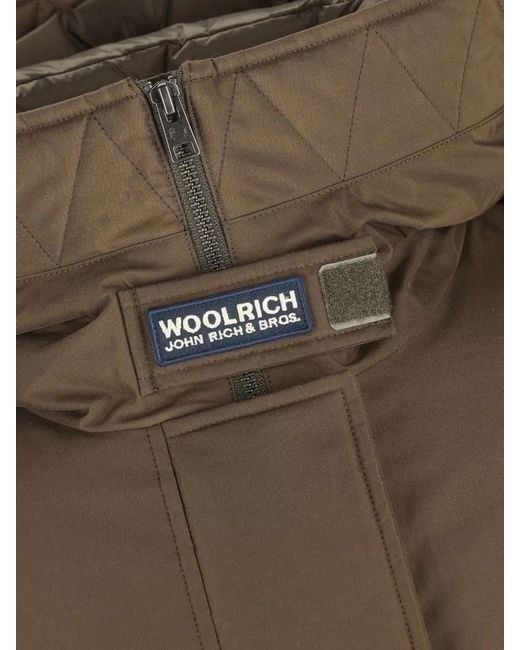 Woolrich Natural Down Longline Hooded Puffer Parka