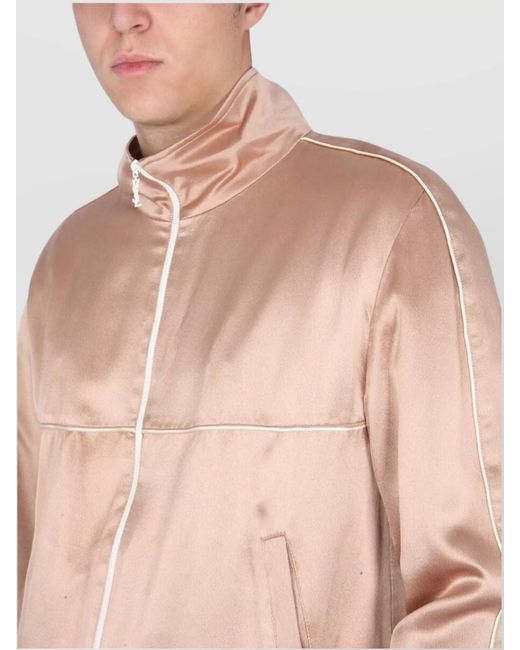 Saint Laurent Blue Teddy Zip Jacket for men