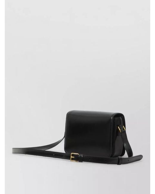 Céline Black Calfskin Shoulder Bag