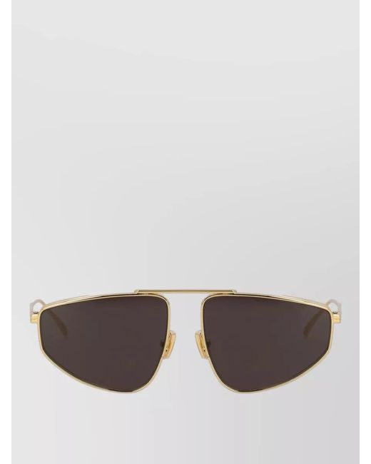 Bottega Veneta Multicolor Metal Aviator Sunglasses