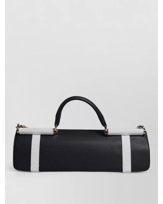 Dolce & Gabbana Black Devotion Leather Cross-Body Bag