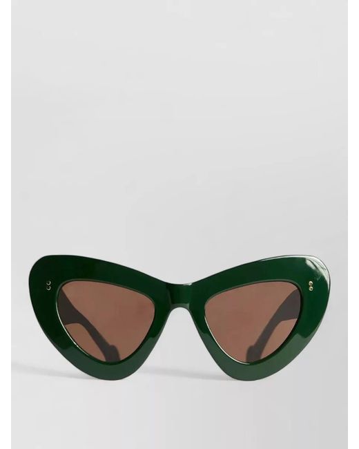 J.W. Anderson Green Butterfly Sunglasses
