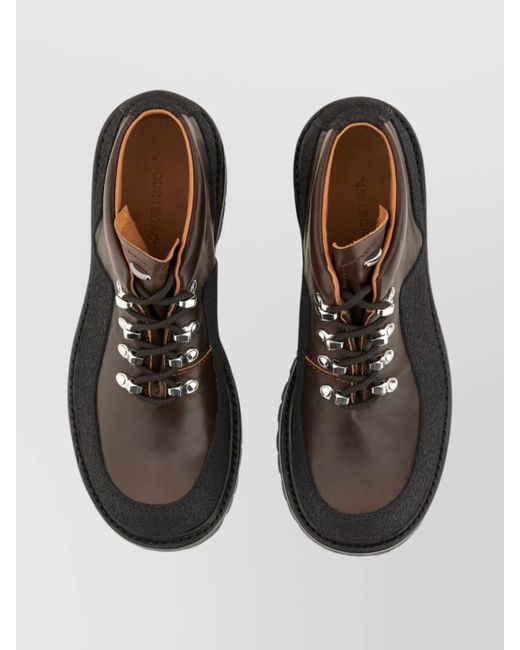 Our Legacy Black Leather Boots for men