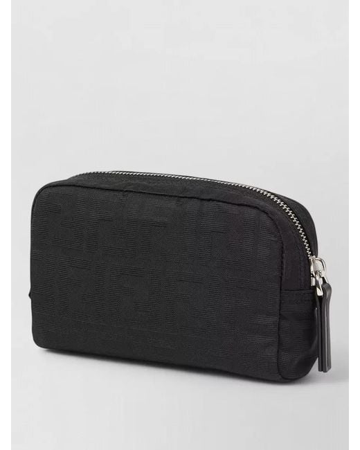 Fendi Black Micro Clutch Bag Toiletry Case for men