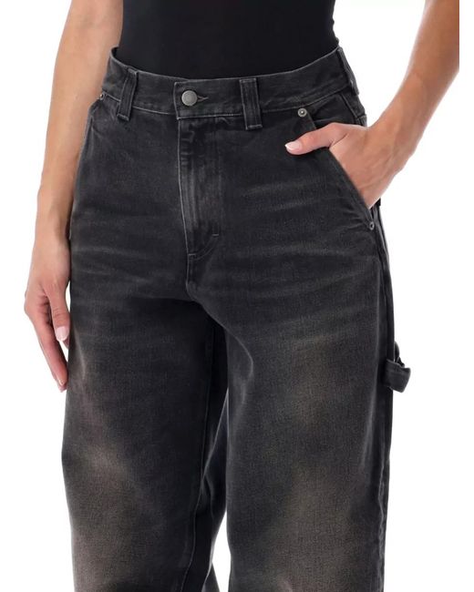 Haikure Blue Sibilla High Waist Wide Leg Denim