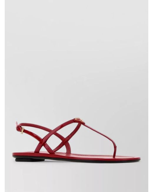 Prada Multicolor Leather Thong Sandals