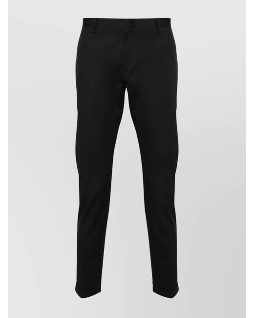 Paul Smith Black Straight-Leg Trousers for men