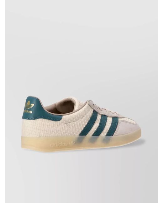 Adidas Metallic Suede Leather Gazelle Indoor Low-Top Sneakers