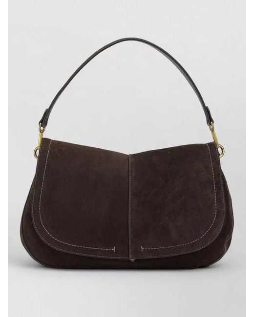 Gianni Chiarini Black Leather Shoulder Bag