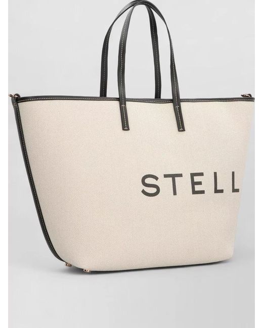 Stella McCartney Natural Canvas Tote Bag