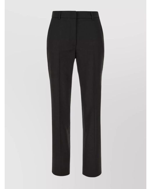 Weekend by Maxmara Black Virgin Wool Tailored Trousers