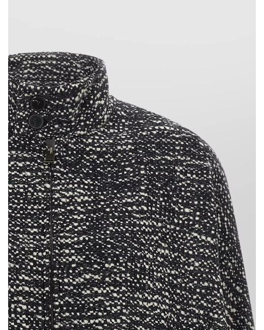 DARKPARK Gray Virgin Wool Bouclé Bomber Jacket