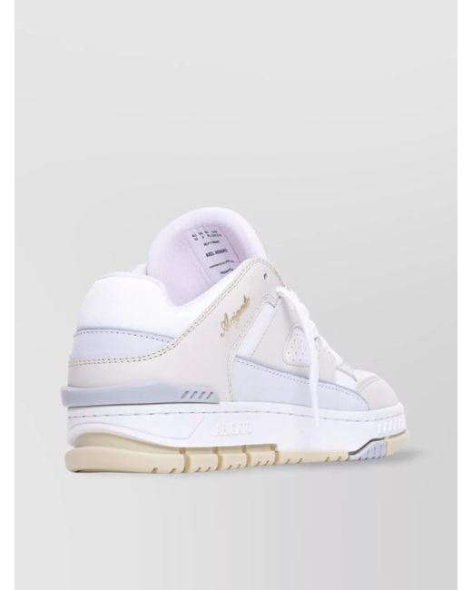 Axel Arigato White Leather Low-Top Sneakers