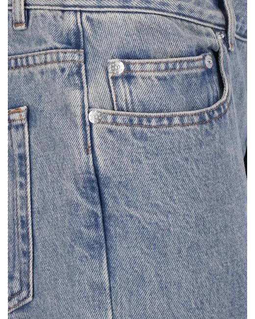 A.P.C. Blue Straight-Leg Denim Jeans for men