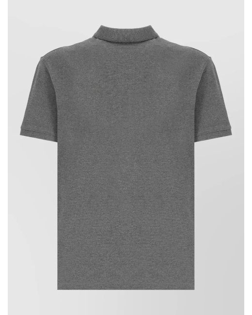 Ralph Lauren Gray Cotton Short-Sleeve Polo Shirt for men