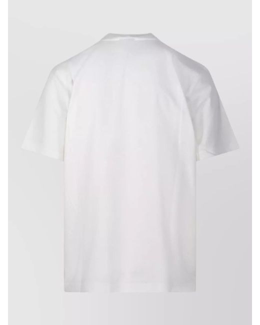 Gucci White Logo Cotton Crew Neck Short Sleeve T-Shirt for men