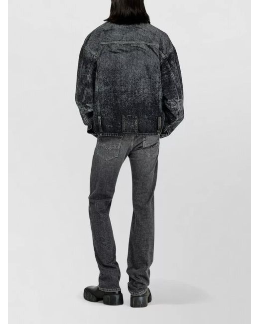 DIESEL Gray 1985 Larkee Denim Jeans Regular Cut for men