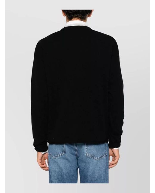 Extreme Cashmere Black Crewneck Cashmere Knit Sweater
