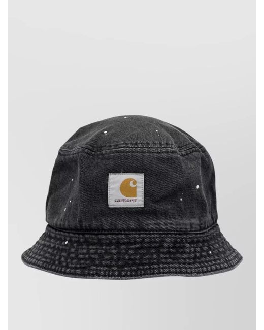 Carhartt Black Denim Belmar Bucket Hat for men