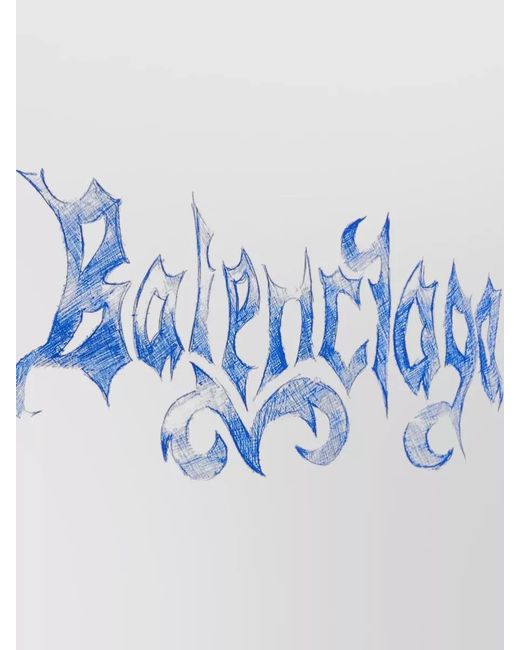 Balenciaga White Cotton T-Shirt