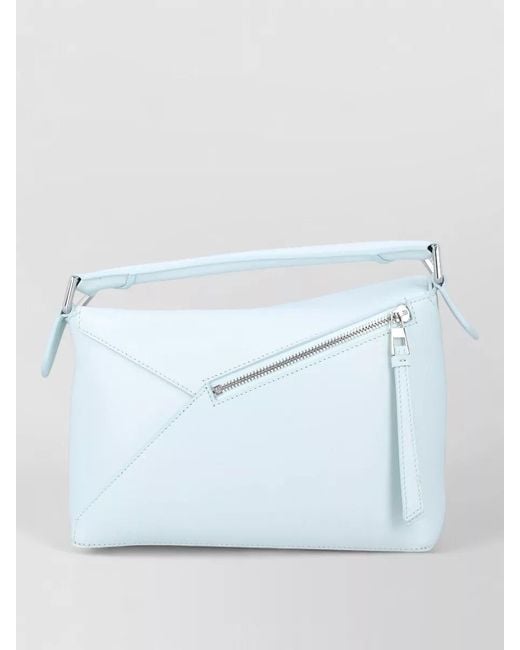 Loewe Blue Puzzle Edge Small Shoulder Bag