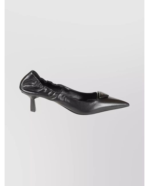 Prada Multicolor Leather Pointed-Toe Pumps