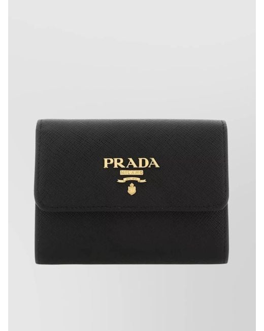 Prada Black Leather Wallet
