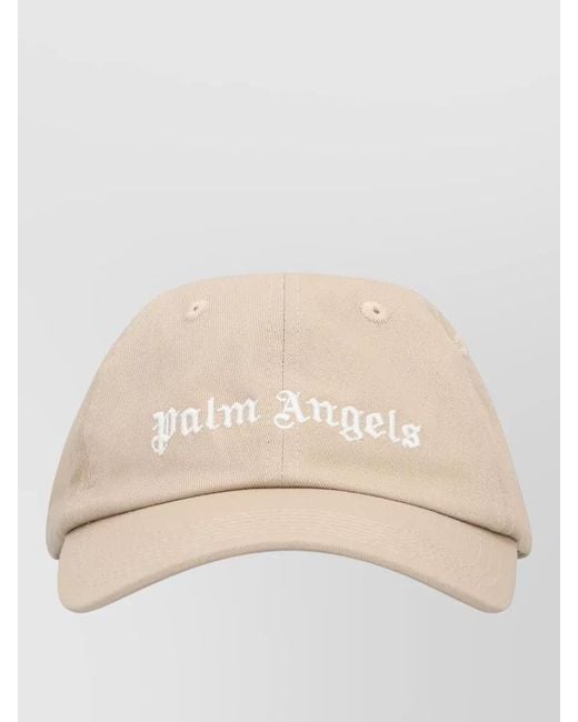 Palm Angels Natural Logo Baseball Cap for men