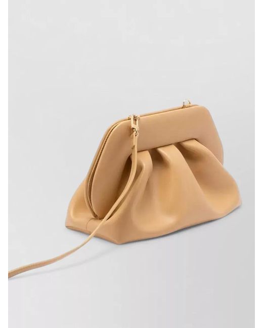 THEMOIRÈ Natural Bios Medium Vegan Leather Clutch Bag