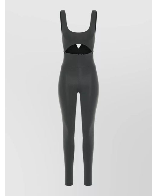 Live The Process Multicolor Technical Fabric Jumpsuit Cut Out Design