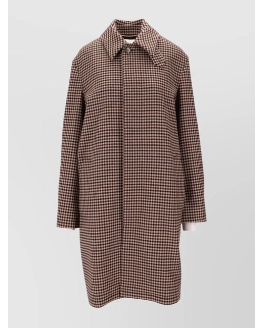 Saint Laurent Brown Fitted Jacket