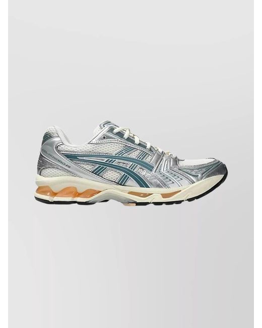 Asics Metallic Synthetic Leather Low-Top Sneakers