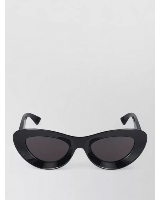 Bottega Veneta Gray Sunglasses Bv1325S Cat Eye Thick Frame