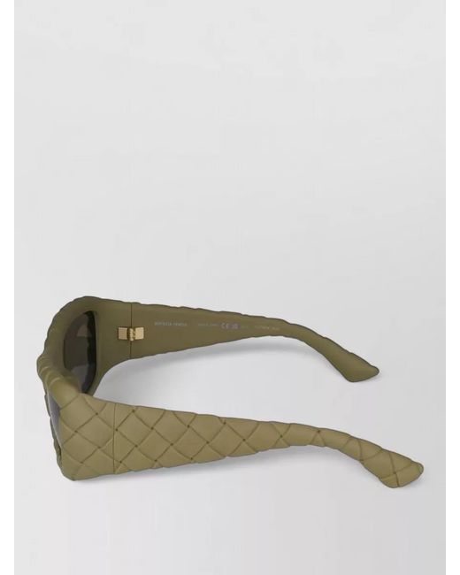 Bottega Veneta Green Sunglasses Bv1303S 002 Braided Thick Arms