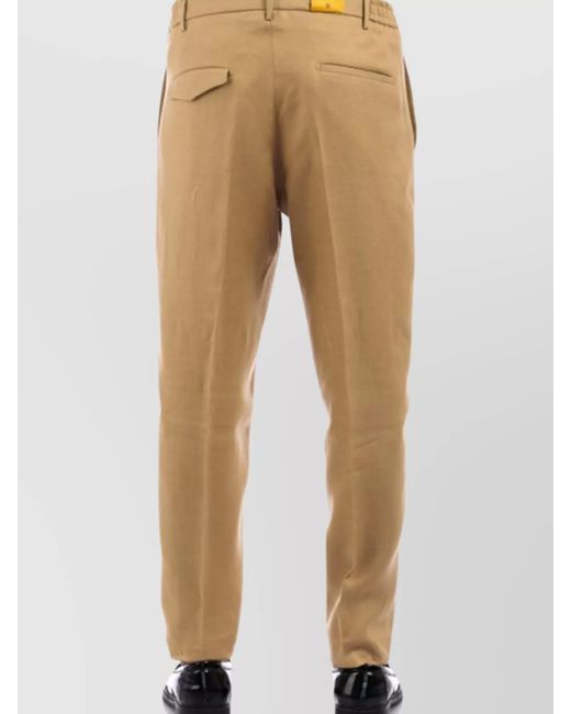 Tagliatore Natural Cotton Straight-Leg Trousers for men