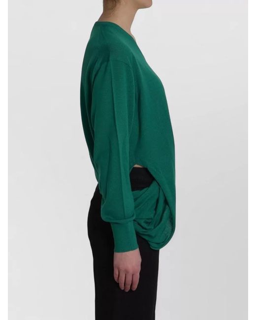 Loewe Green Wool Sweater