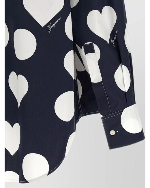 Jacquemus Blue Cotton Blouse for men