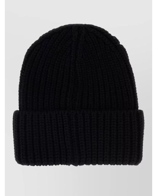 Saint Laurent Black Wool Beanie for men