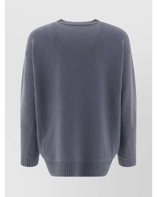Max Mara Blue Crewneck Sweater