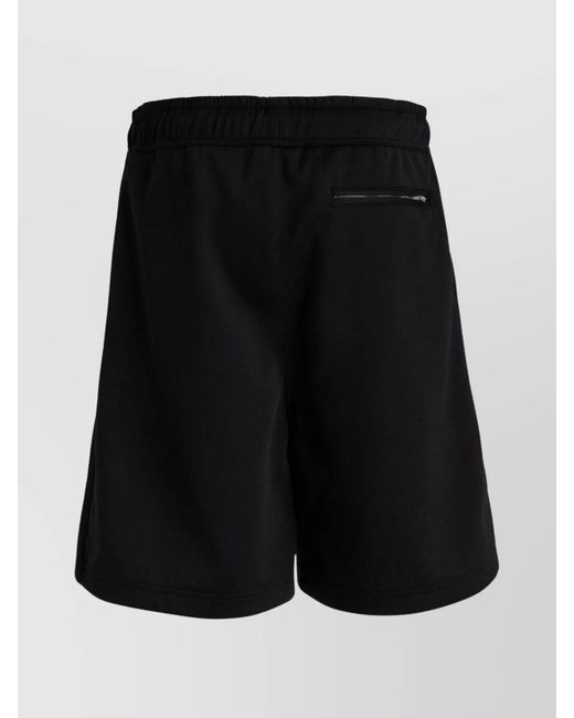 Lanvin Black Jersey Tailored Shorts for men